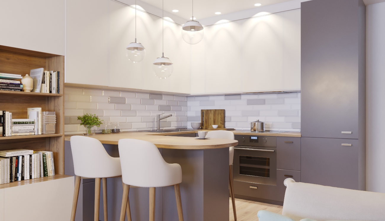 кухня дизайн интерьер, интерьер кухни, стильный интерьер кухни, дизайн кухни, дизайн проект кухни