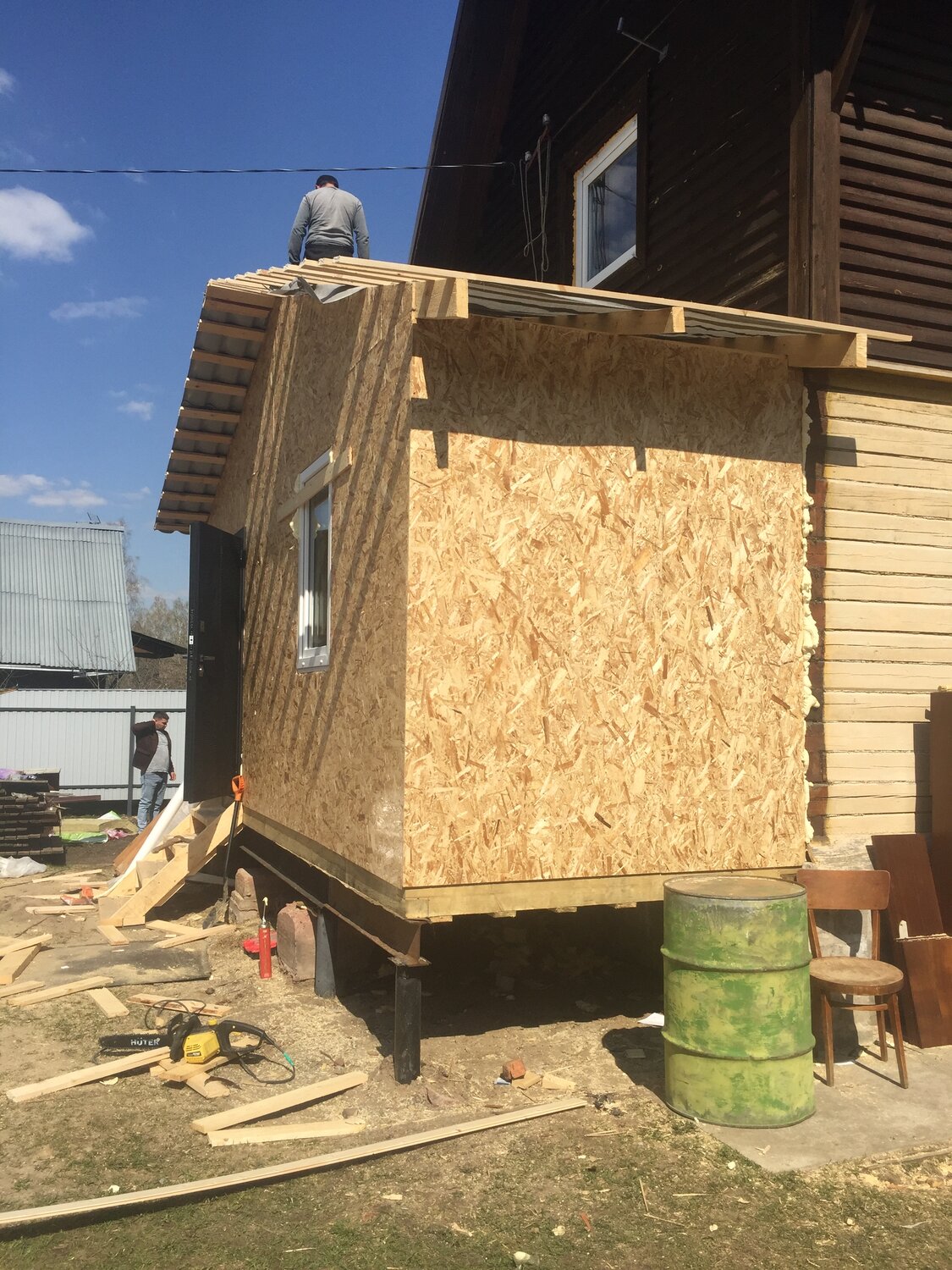 Строительство пристройки к дому