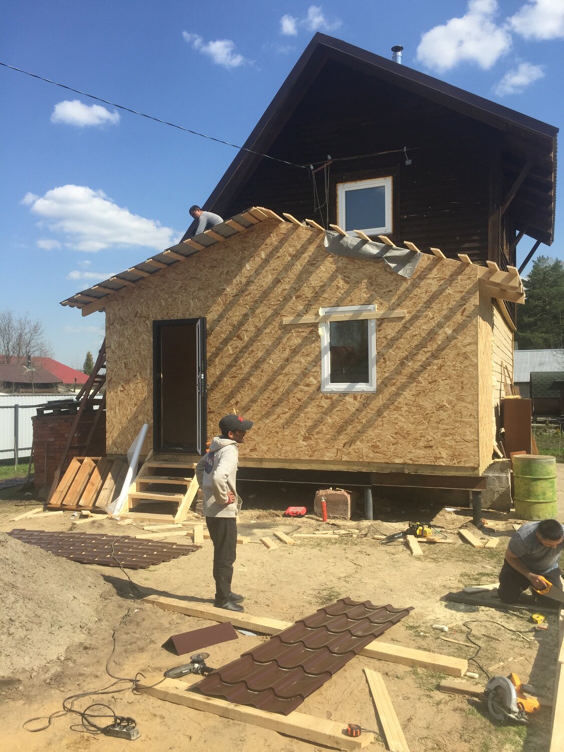 Строительство пристройки к дому