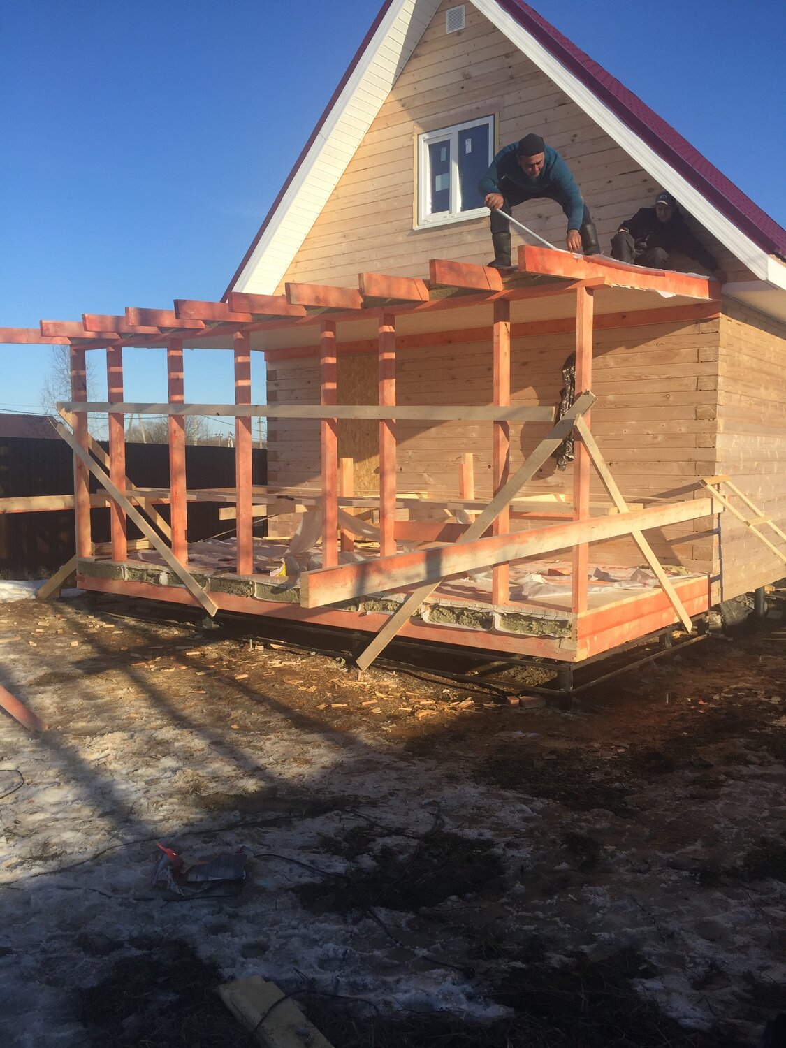 Строительство пристройки к дому