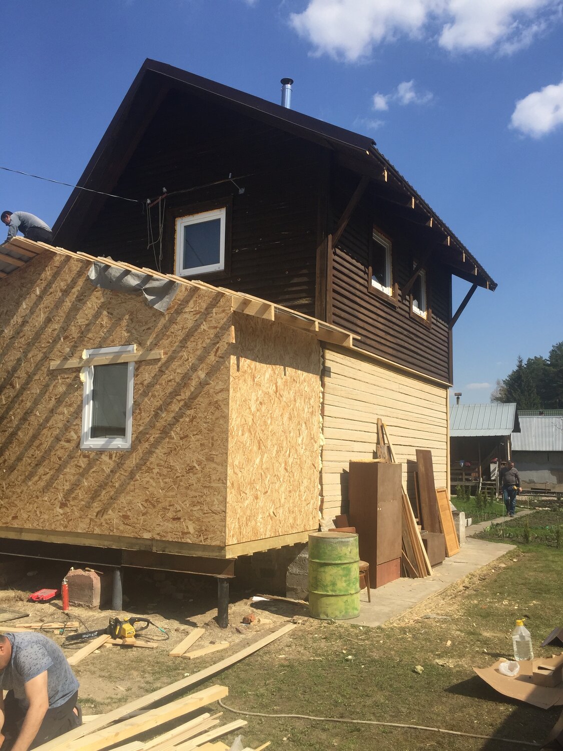 Строительство пристройки к дому