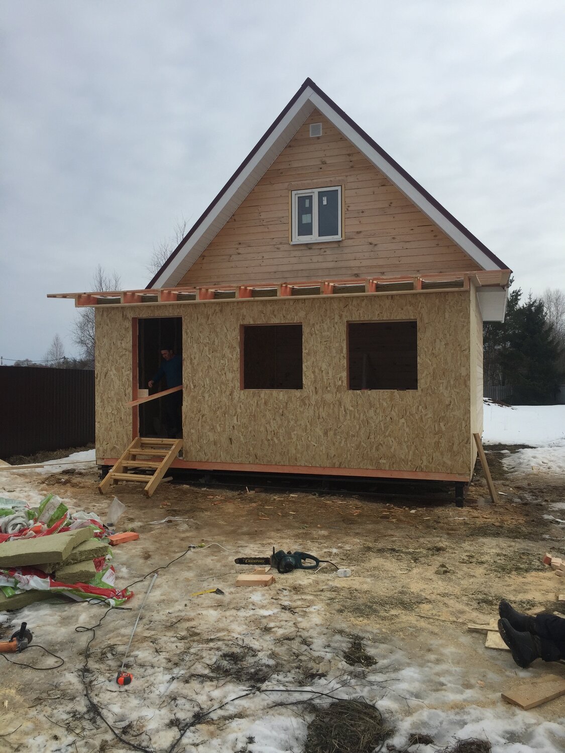 Строительство пристройки к дому