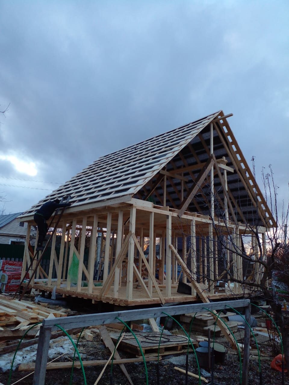 Строительство быстровозводимого дома