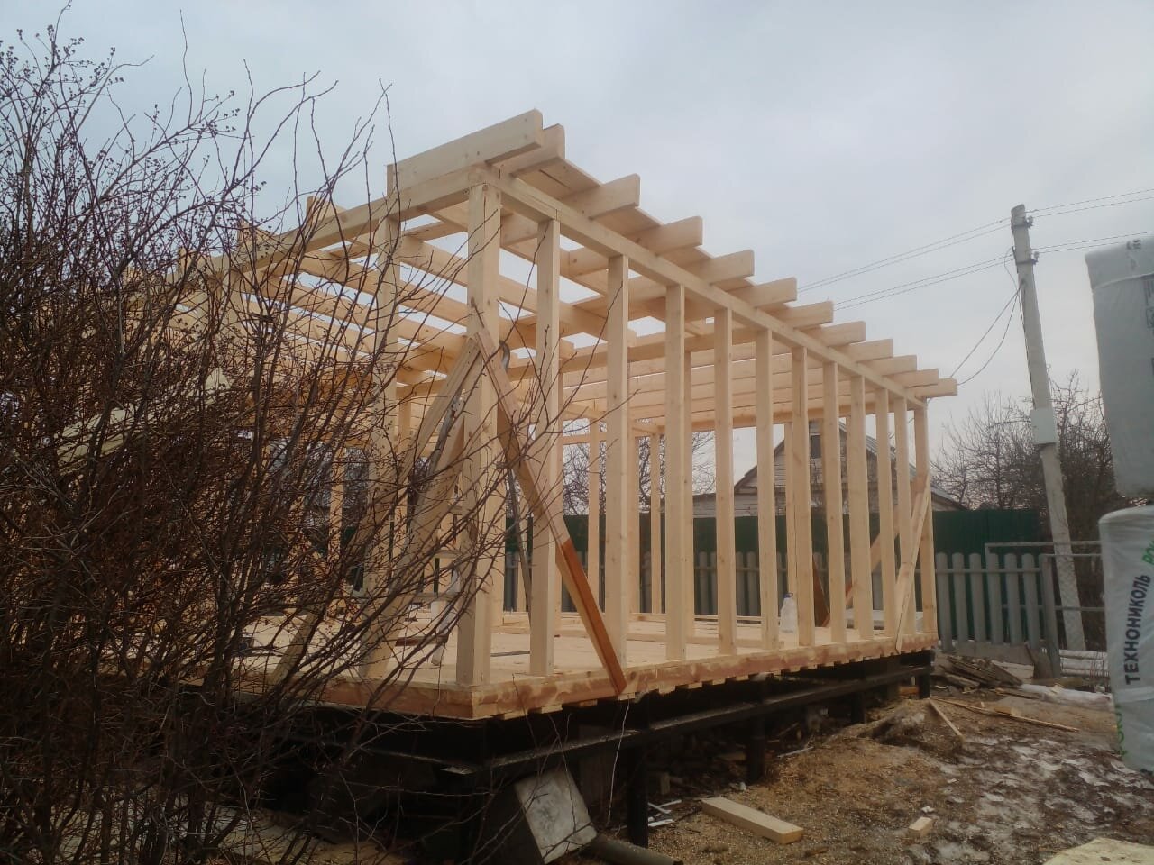 Строительство быстровозводимого дома
