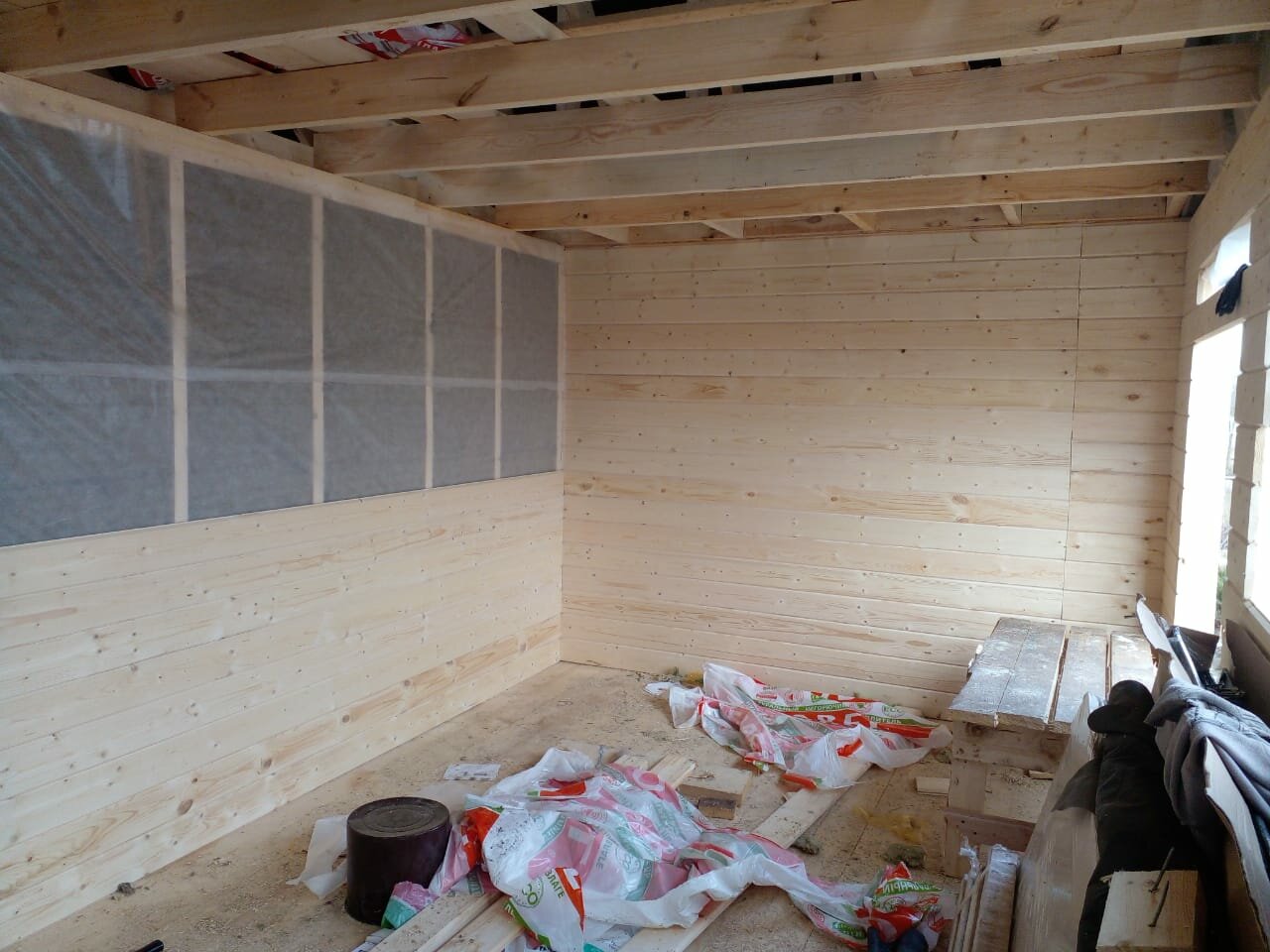 Отделка дома имитация бруса