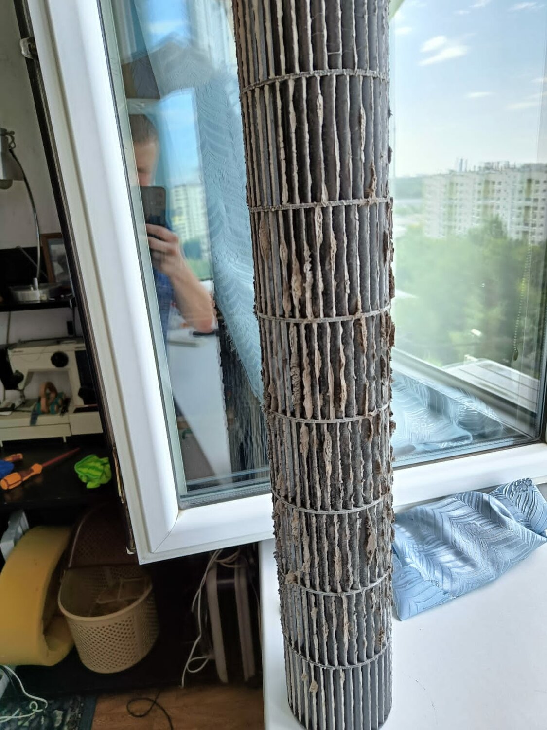 техника, домашнее растение, сетка, сетка сварная, сплит системы