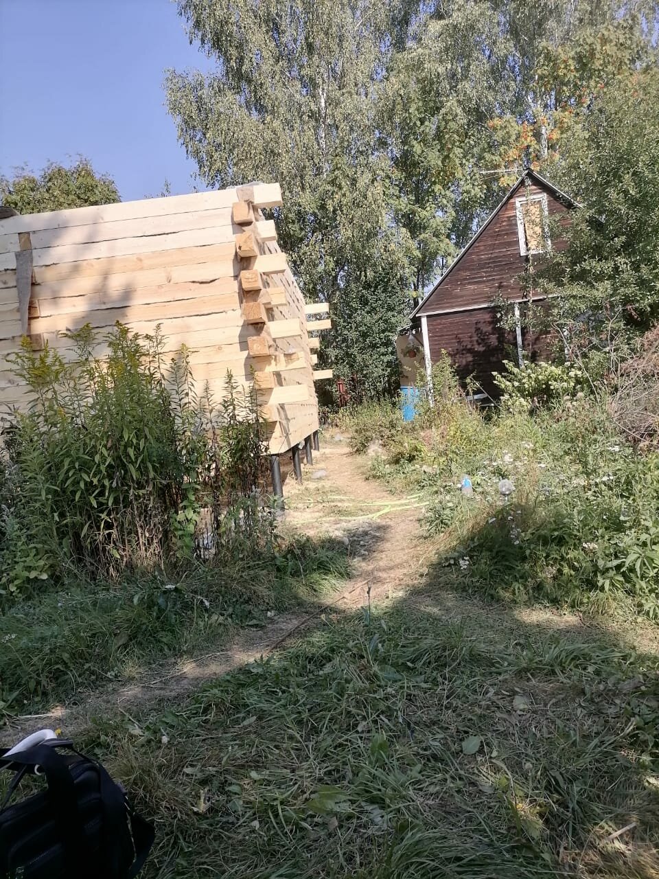 Строительство бани из бруса