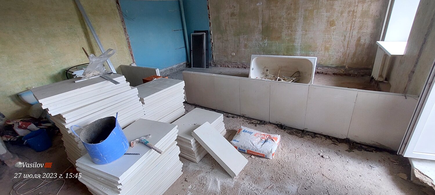 стена из пазогребневых плит, стены санузла из пазогребневых плит, монтаж пазогребневых плит, пазогребневые перегородки, гипсовые пазогребневые плиты