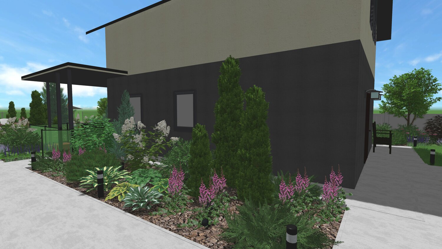 ландшафтный дизайн участка, ландшафтный дизайн, ландшафтный дизайн двора, ландшафтный дизайн проект, простой ландшафтный дизайн