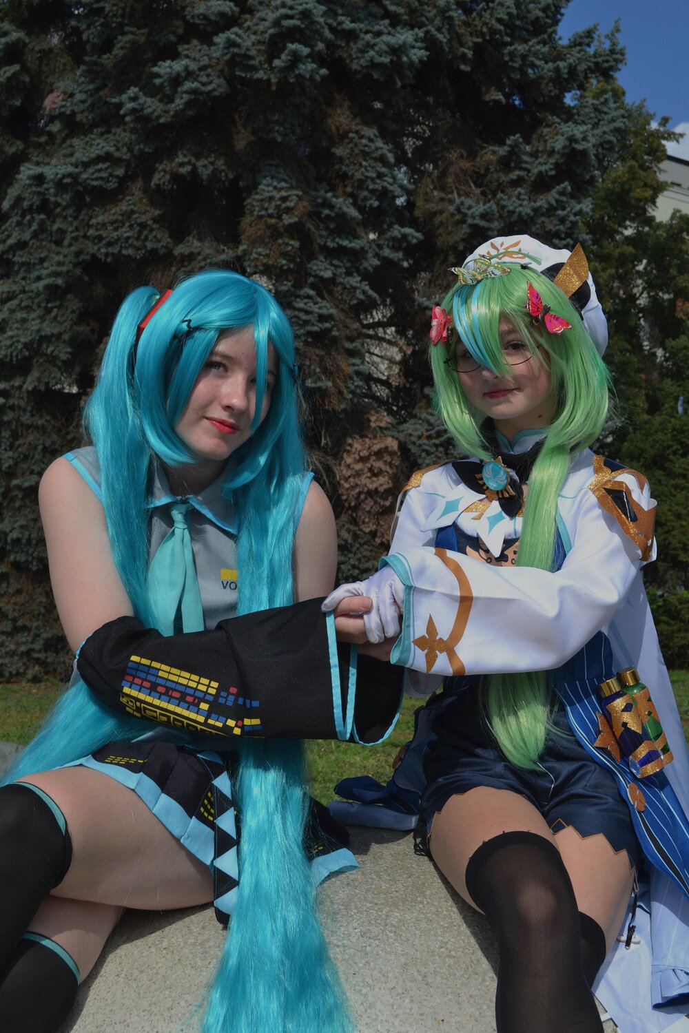 hatsune miku cosplay, японские девушки косплей, косплееры, мику хацунэ, косплей