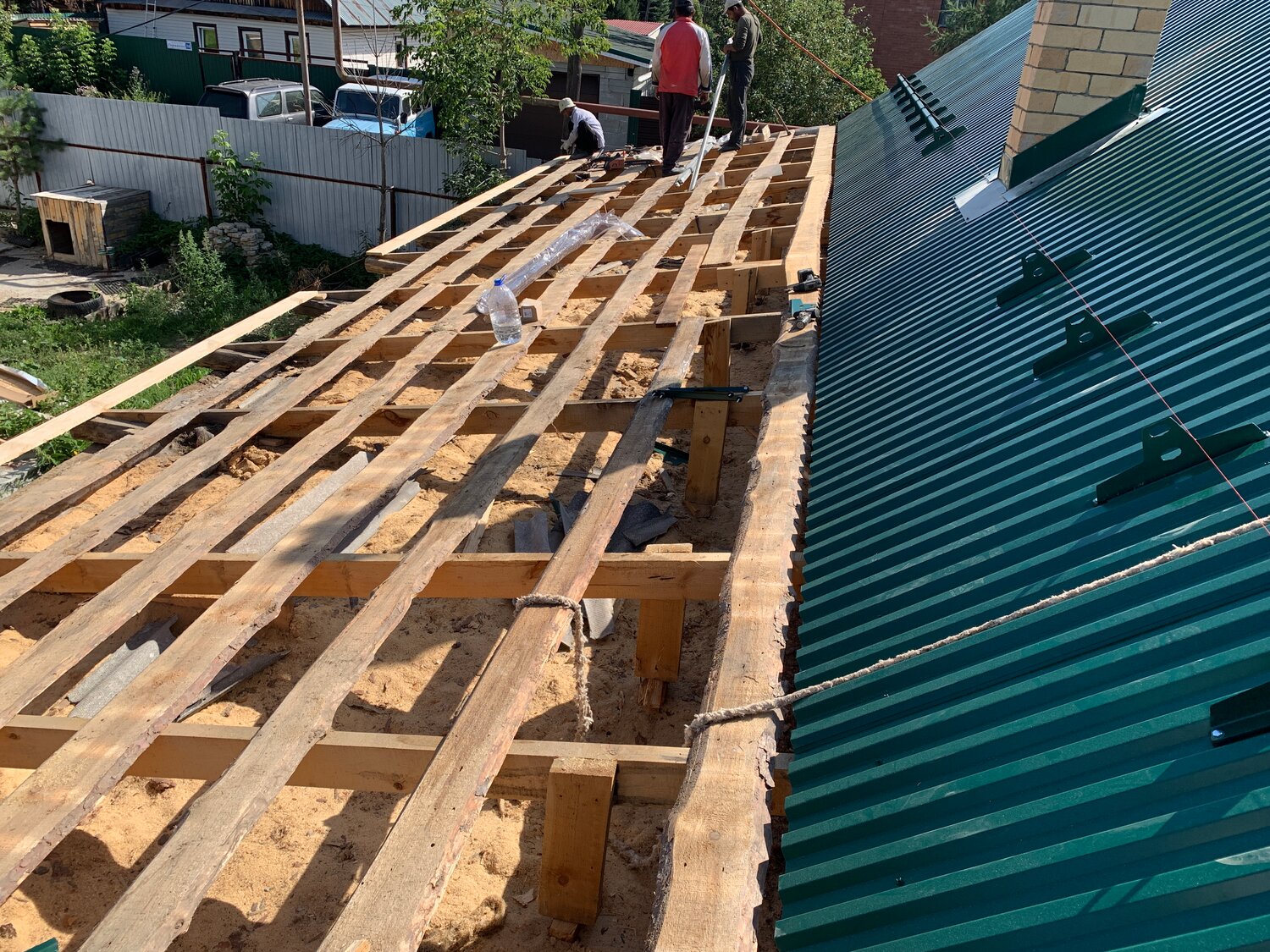 кровля, кровля монтаж, монтаж крыши, обрешетка крыши, замена кровли