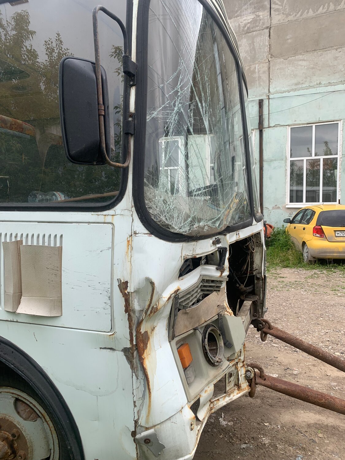 павловский автобус, паз-3205, пассажирский автобус, кабина маз 5430, автобус