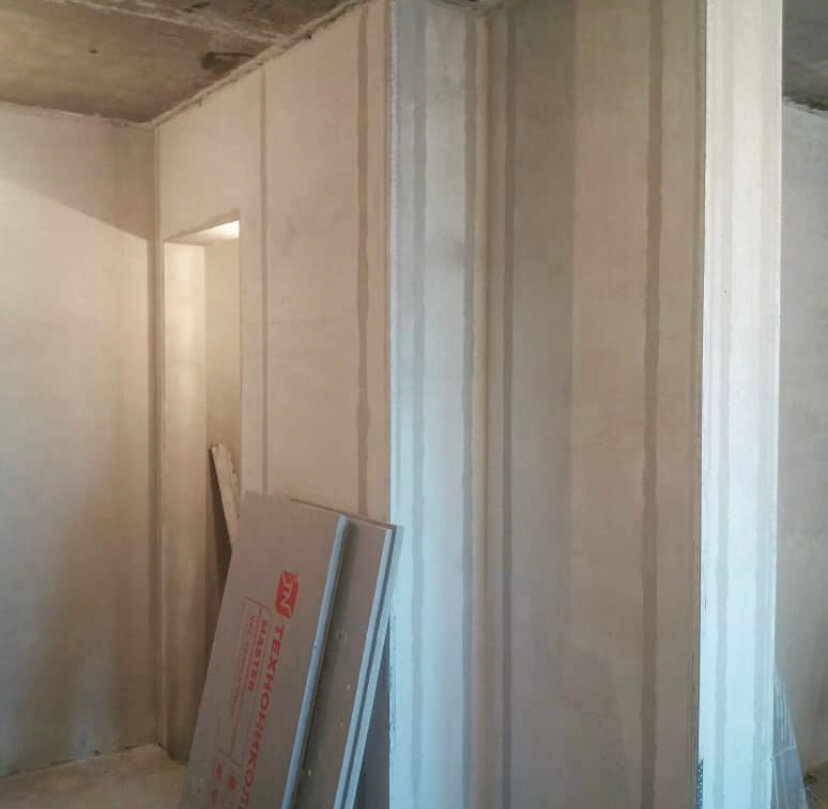 Выравнивание стен по маякам