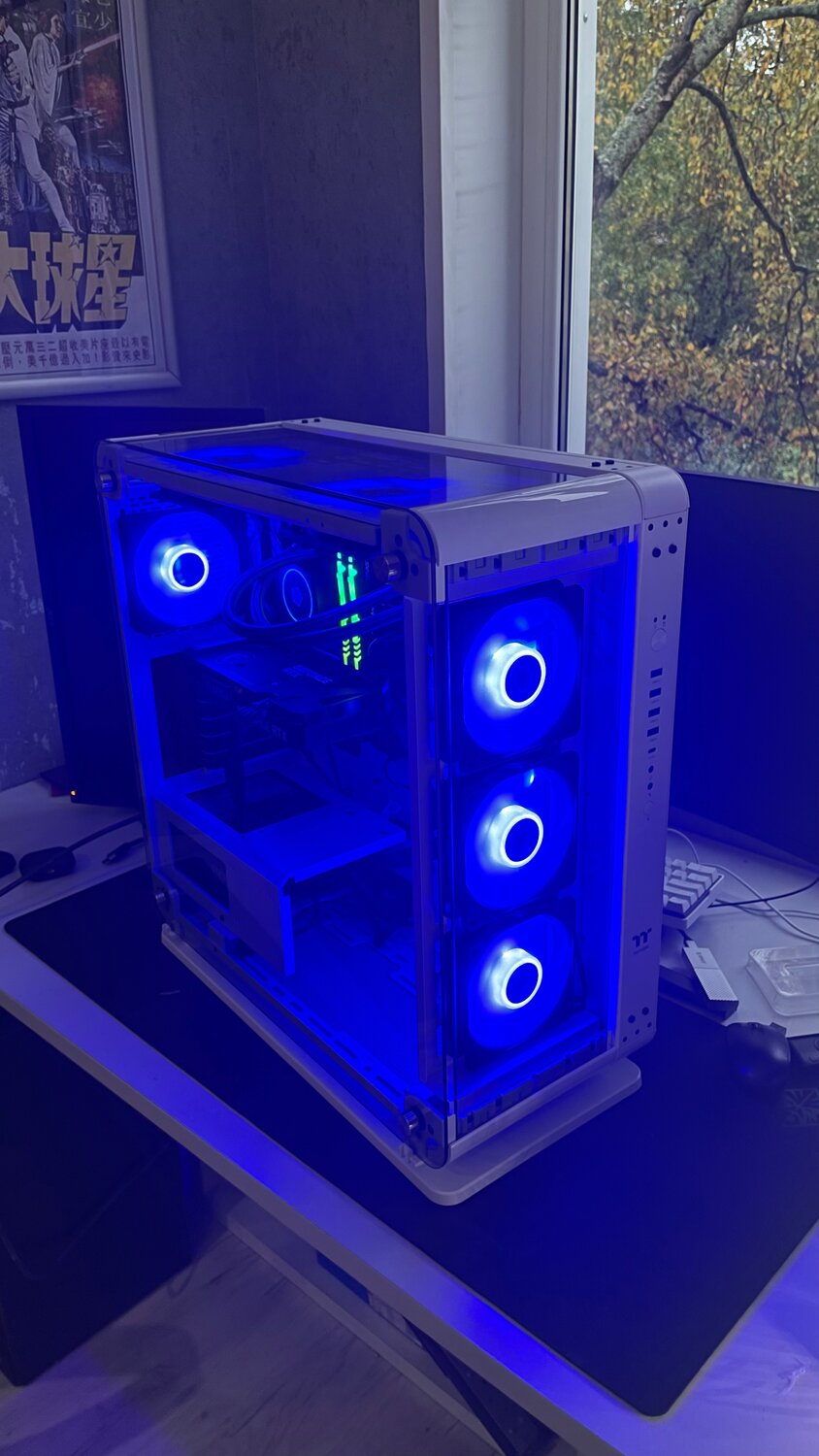 rev blue 120 aerocool, мощный пк, техника, компьютер пк, корпус aerocool