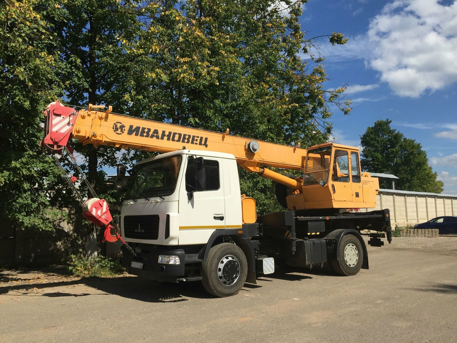 автокран маз, автокран кс, автокран ивановец, маз ивановец, автокран 25 тонн