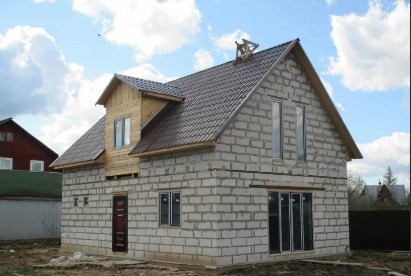 Газобетон 6 7 проект дома