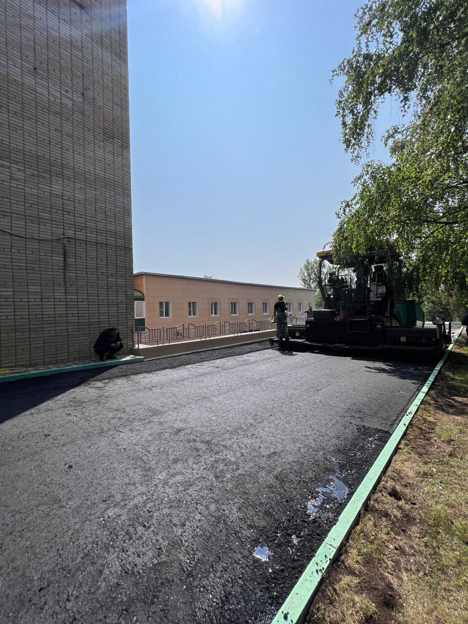 асфальт, асфальтирование площадок, укладка асфальта, ташкент, асфальтирование