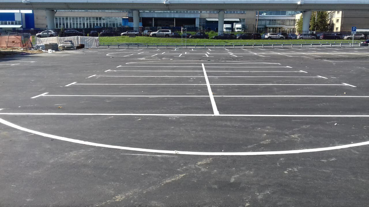 дорожная разметка, разметка парковочных мест, паркинг, разметка дороги, парковка