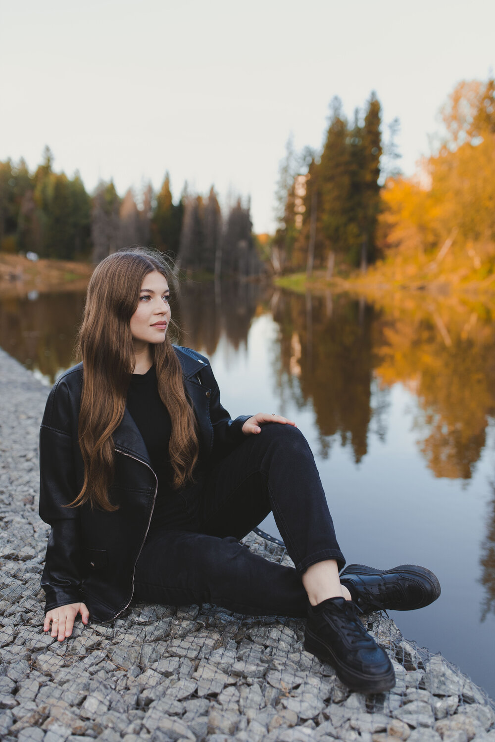 девушка шатенка, девушка, человек, осень, шатенка красивая
