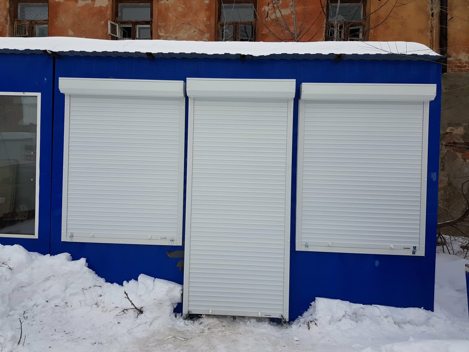 сергей садчиков, ворота рольставни, торговый павильон из сэндвич панелей, киоск, рольставни