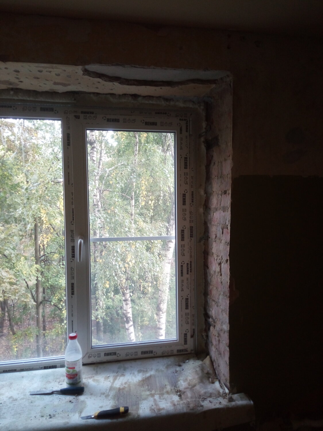 окно, откосы на окна, окна без откосов, пластиковое окно, окна пвх