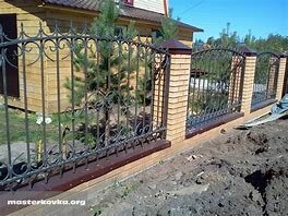 кованый забор, кованые заборы для частного дома, ковка забор, забор с элементами ковки, кованые заборы для частного