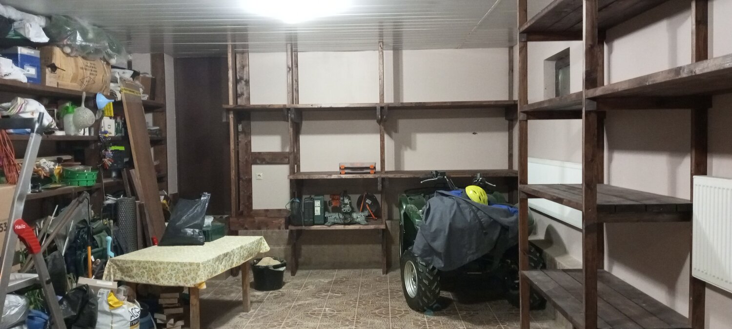 стеллажи для гаража, гараж, гараж полки, деревянный стеллаж в гараж, гараж мечты