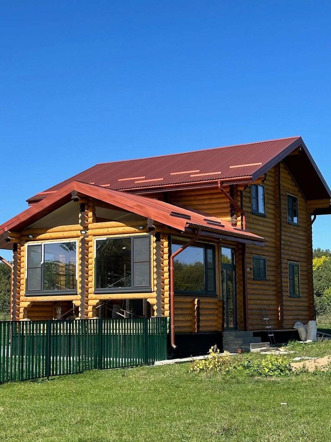 загородный дом, строительство загородного дома, дом из оцилиндрованного бруса, оцилиндрованное бревно дом, дом из оцилиндрованного бревна
