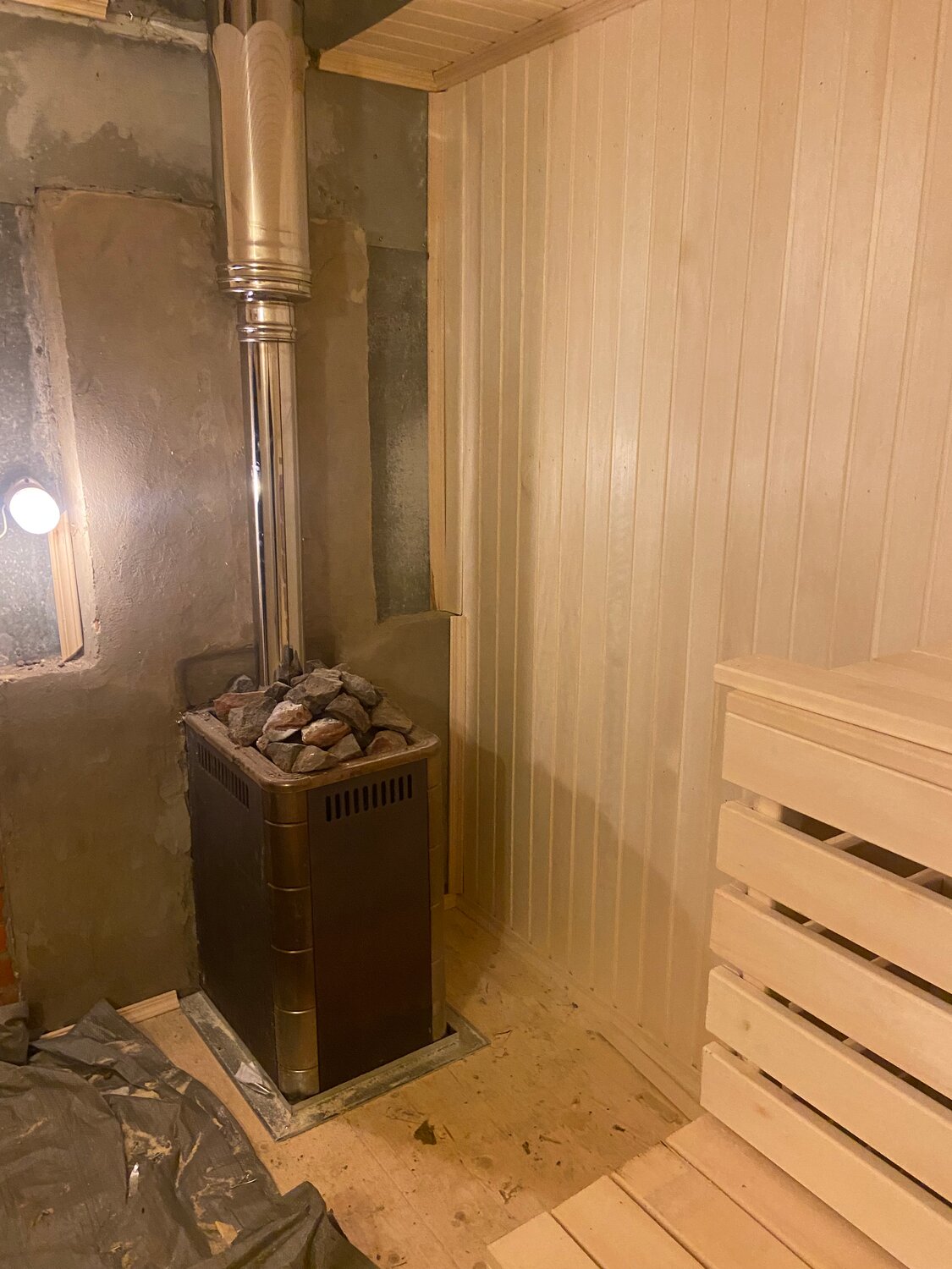 Отделка парной