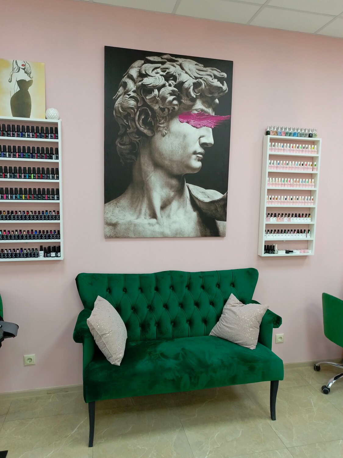 интерьер, салон красоты, студия маникюра, салон красоты салон красоты nails viktoria vogue, ногтевая студия