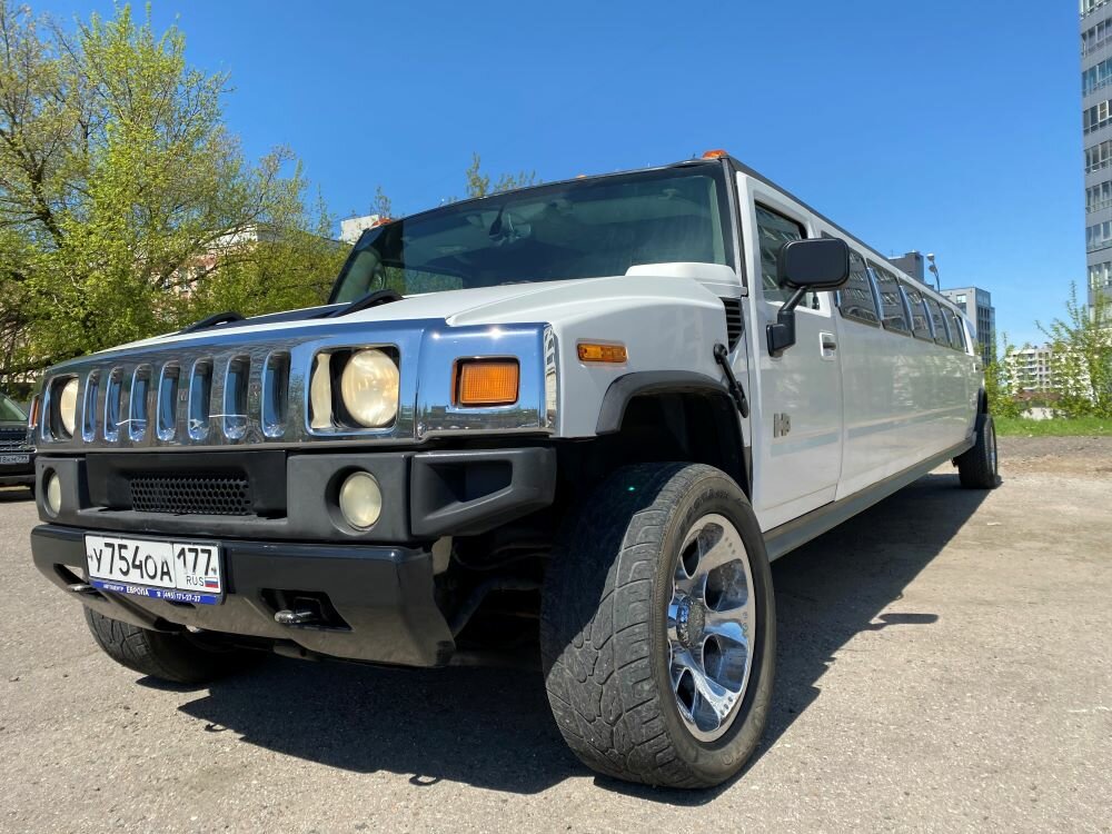 hummer h2, лимузин хаммер, hummer, белый хаммер лимузин, Nissan Titan