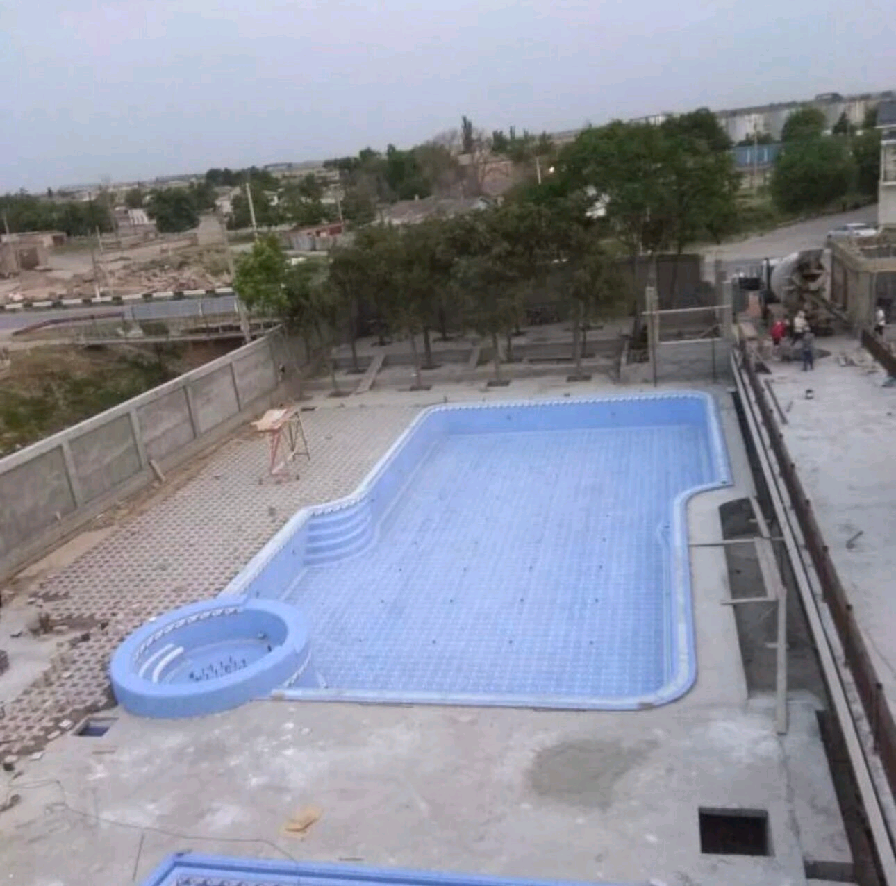 девушка, бассейн, открытый бассейн, pool, мардин бассейн