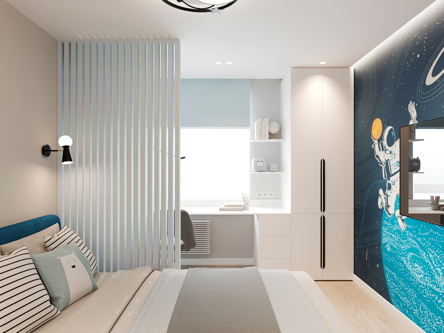 дизайн детской комнаты, интерьер комнаты мальчика, дизайн интерьера детской, интерьер детской, дизайн комнаты подростка