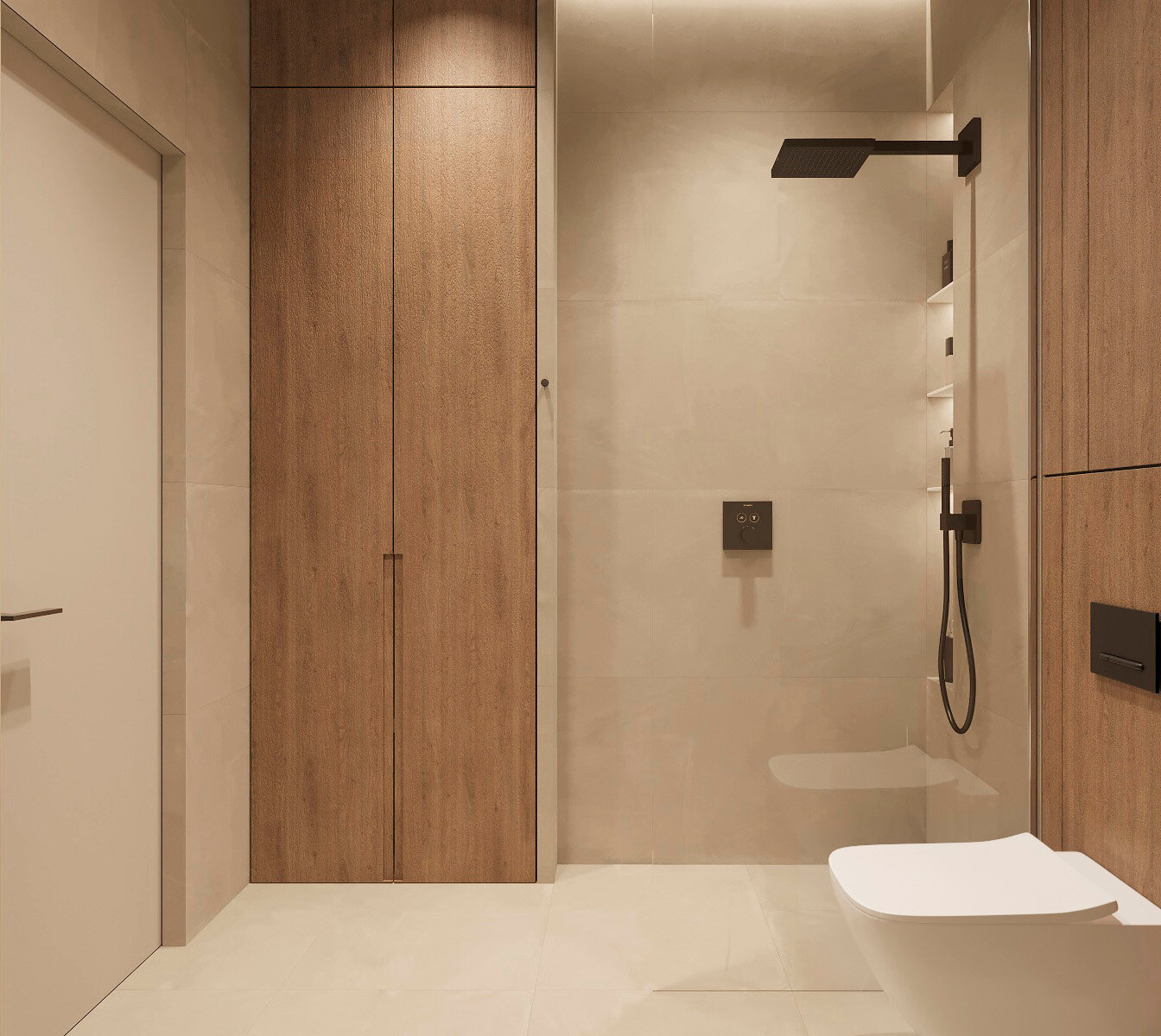 дизайн санузла в современном стиле, душевая дизайн, интерьер санузла с душем, дизайн ванной комнаты с душевой, интерьер душевой