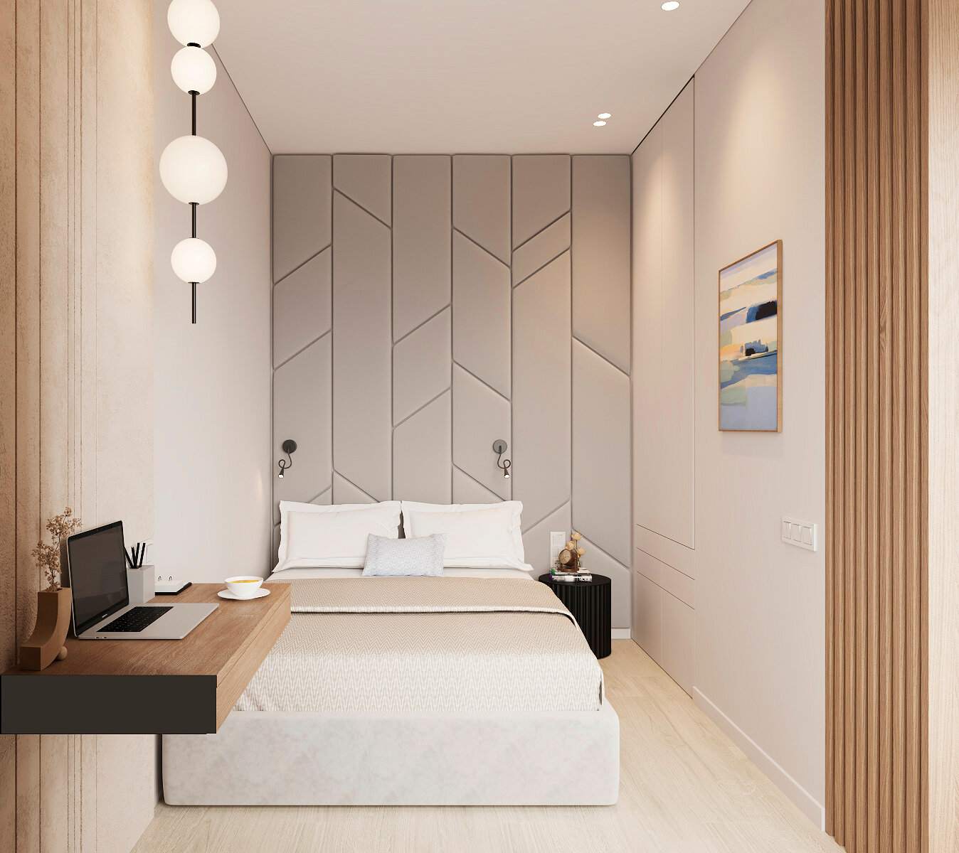 дизайн спальни, маленькая спальня в современном стиле, спальня интерьер, современная спальня, спальня в современном стиле