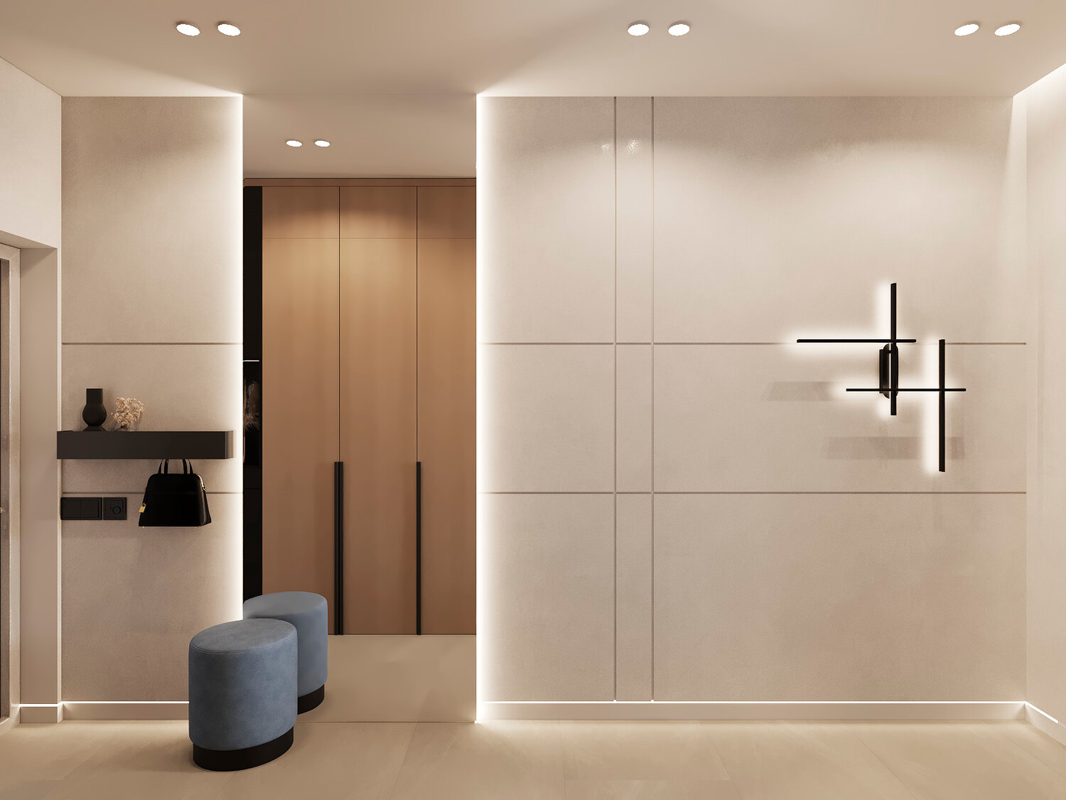 коридор современный дизайн, дизайн современной прихожей, прихожая минимализм дизайн, дизайн интерьера коридора, прихожая дизайн