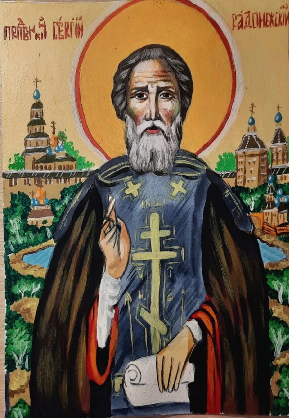 икона сергий радонежский, сергий радонежский, преподобный сергий радонежский икона, преподобный сергий радонежский, прп сергий радонежский