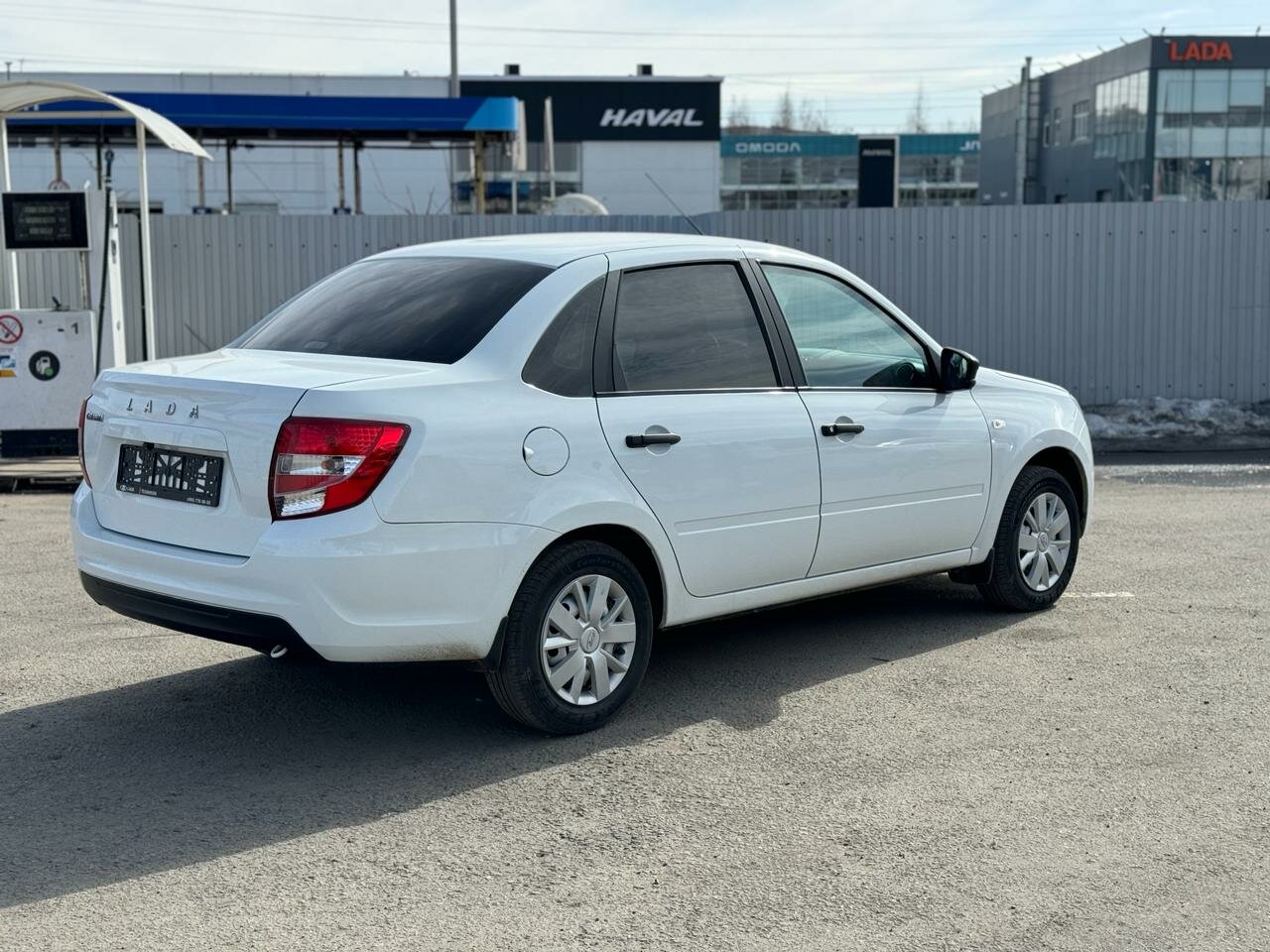 белая лада гранта, granta lada, lada ваз granta, гранта, Datsun on-DO