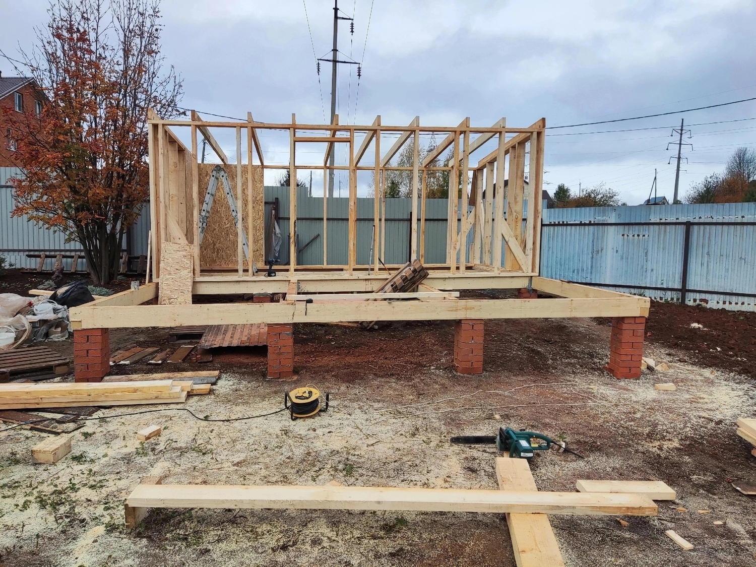 строим каркасный дом, каркасный дом, готовый каркасный дом, строительство каркасных домов, каркасный дачный домик