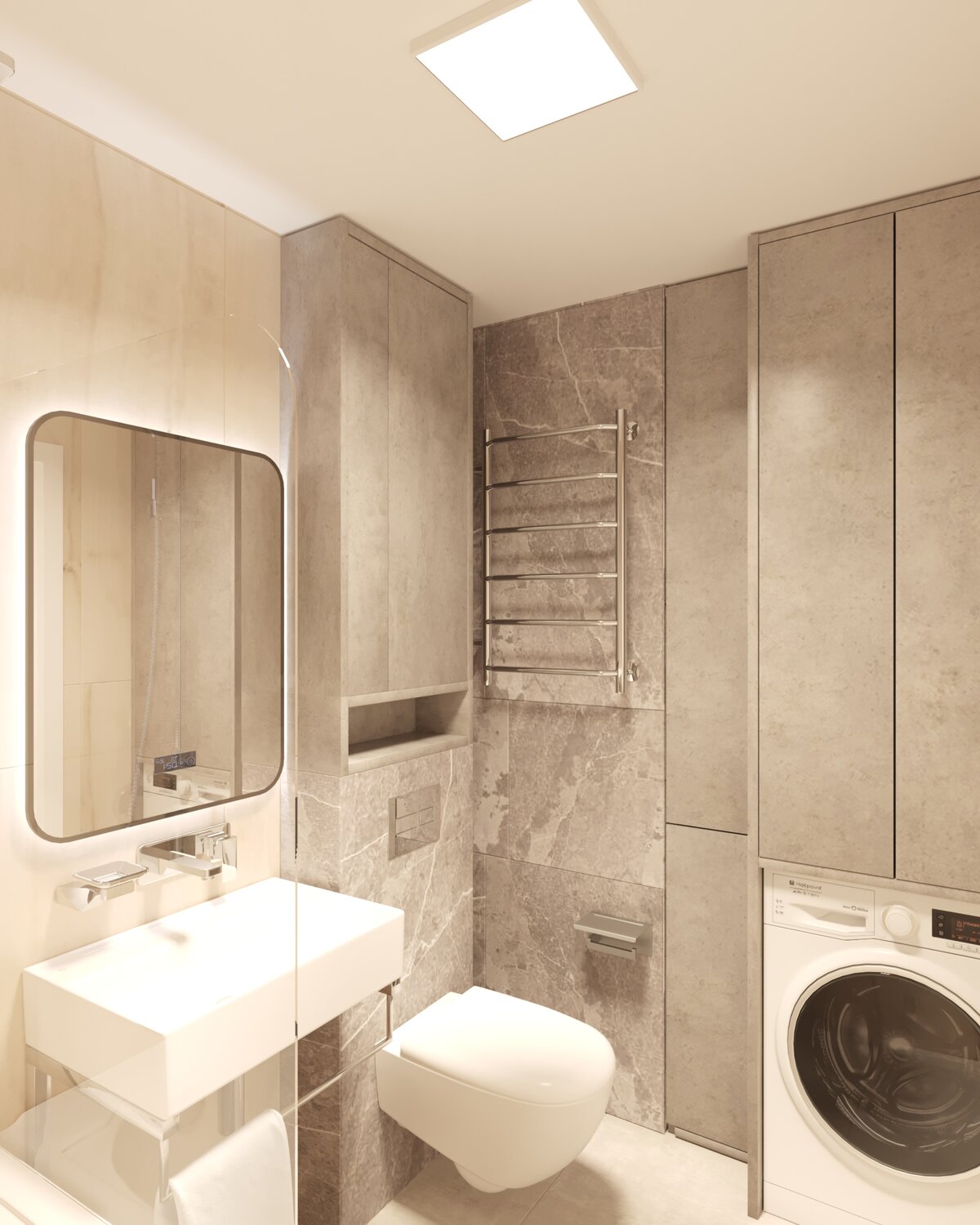 дизайн санузел, дизайн проект ванной комнаты, санузел современный дизайн, санузел интерьер, интерьер ванная