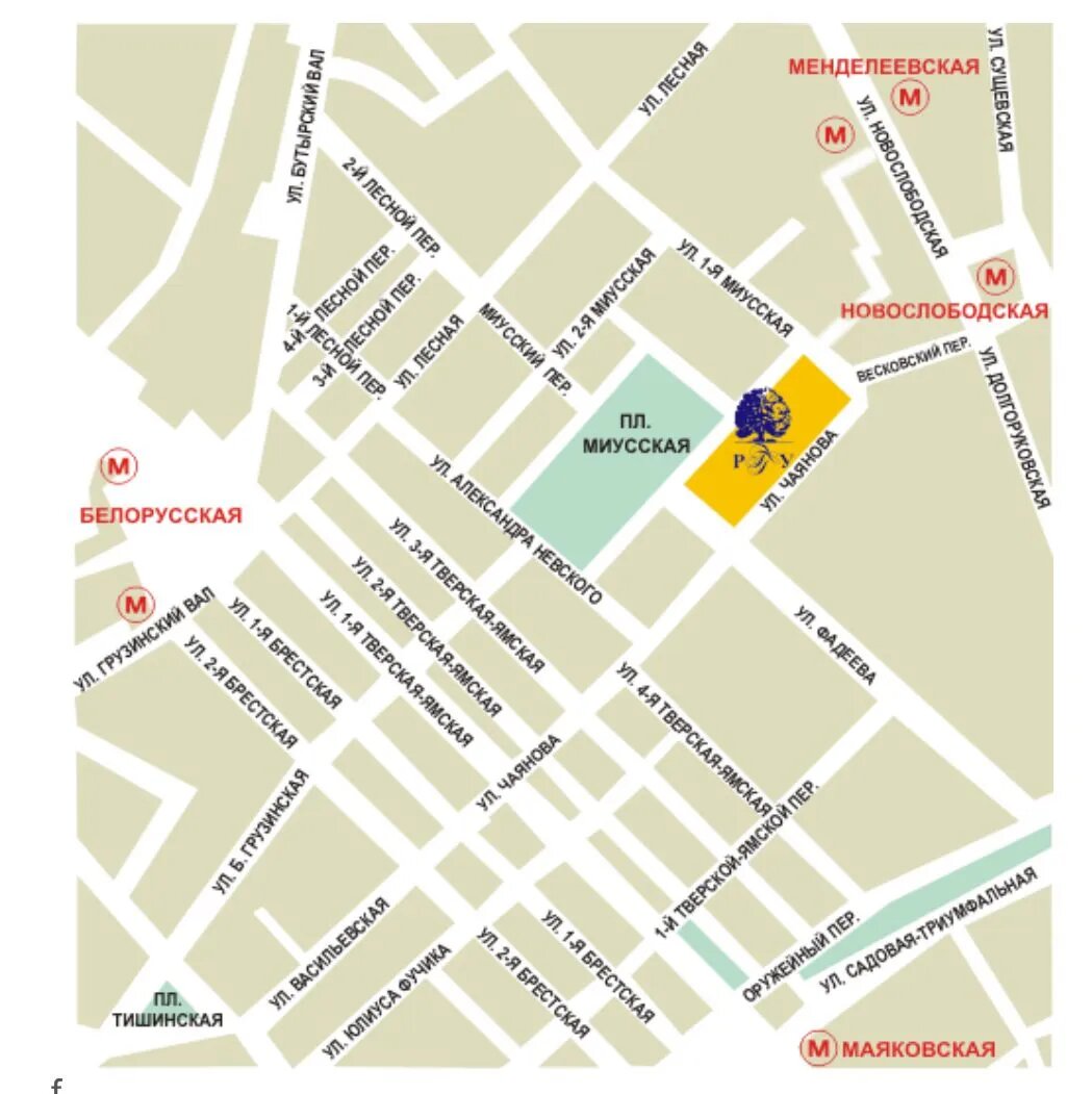 Рггу карта корпусов