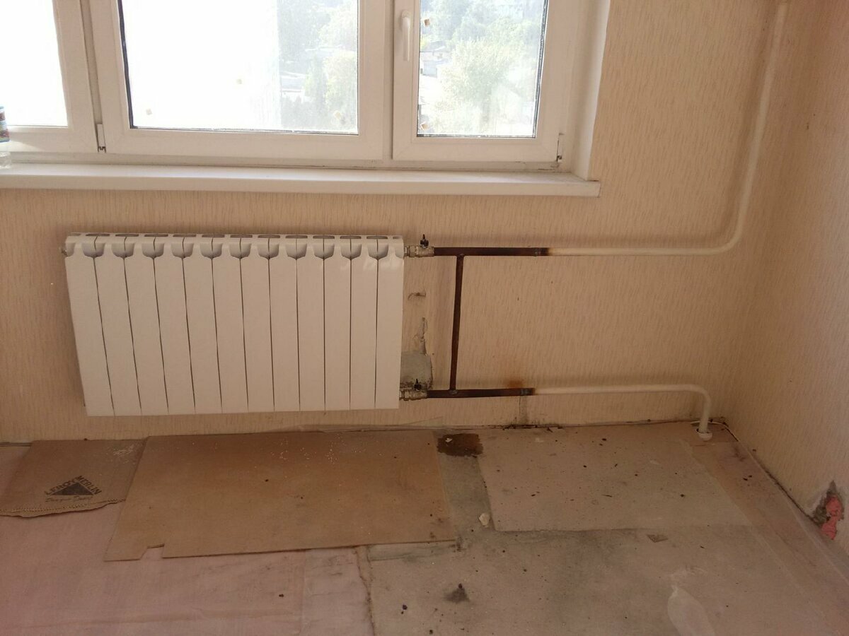 Замена батарей отопления в хрущевке