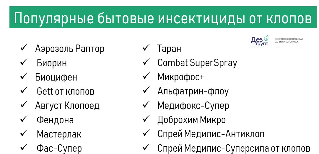 « средство от клопов самое эффективное?» —  Кью