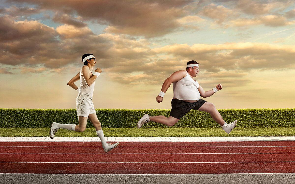 Бегущий человек картинки прикольные