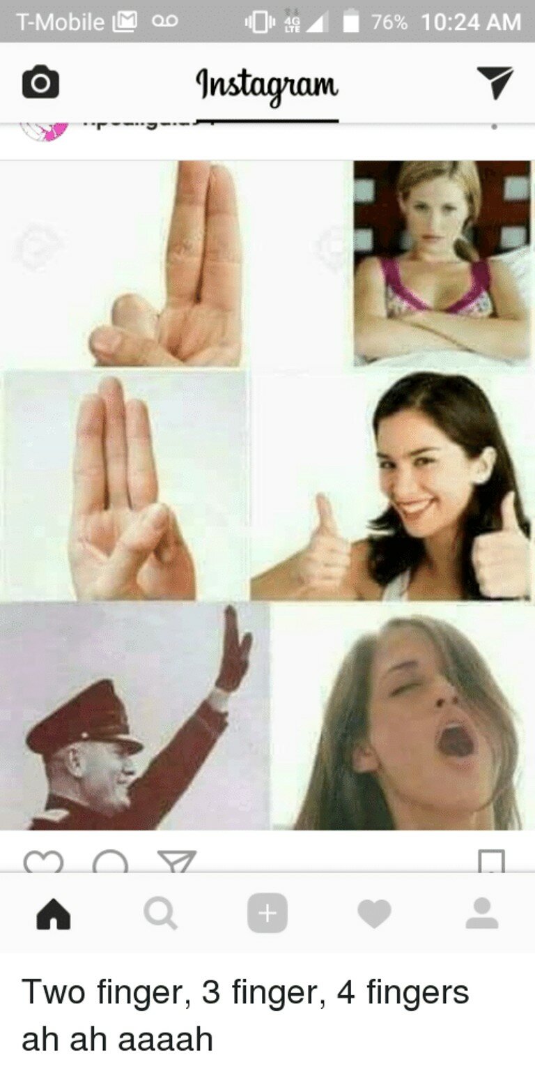 Мем про пальцы и девушку