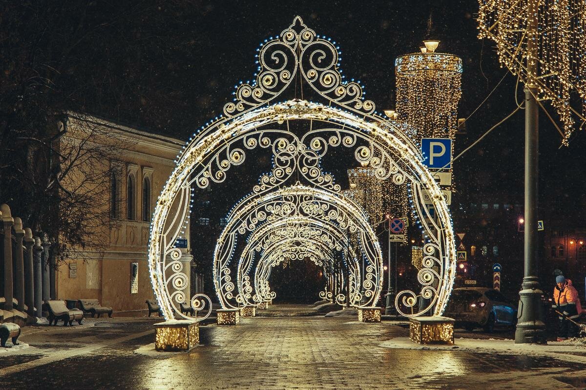 Как украшена москва