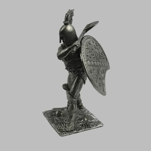 Оловянный солдатик Мирмидонский воин. Троянская война. Антикварный салон Стрелец (2).jpg