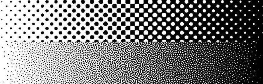 Воспроизведение полутоновых рисунков точками