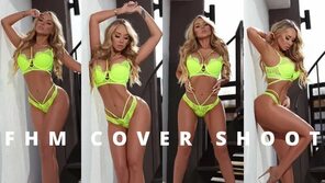 BTS FHM Cover Bikini & Lingerie Photoshoot Claudia Fijal - YouTube
