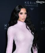 Kim Kardashian Looks Sexy in a Pink Dress at the NYFW Event in NYC (100 Photos) #TheFappening